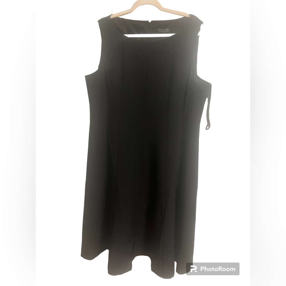 Black label by Evan picone black flair dress
